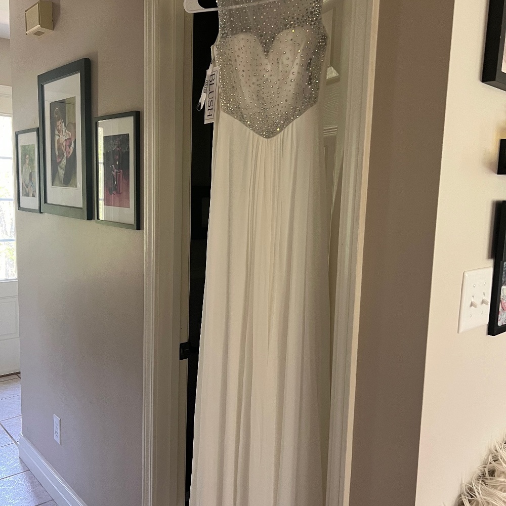 White Blush formal gown